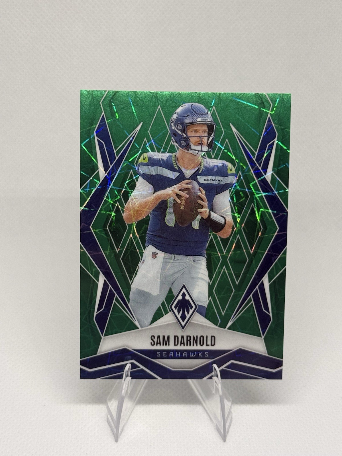 2025 Panini Phoenix - Sam Darnold #49 Green Lazer /49