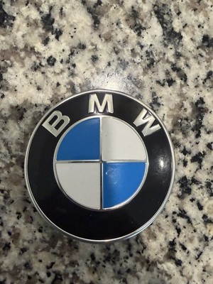 Genuine BMW 82mm Hood Trunk Roundel Emblem OEM 51148132375 E30 E36 E46 E39