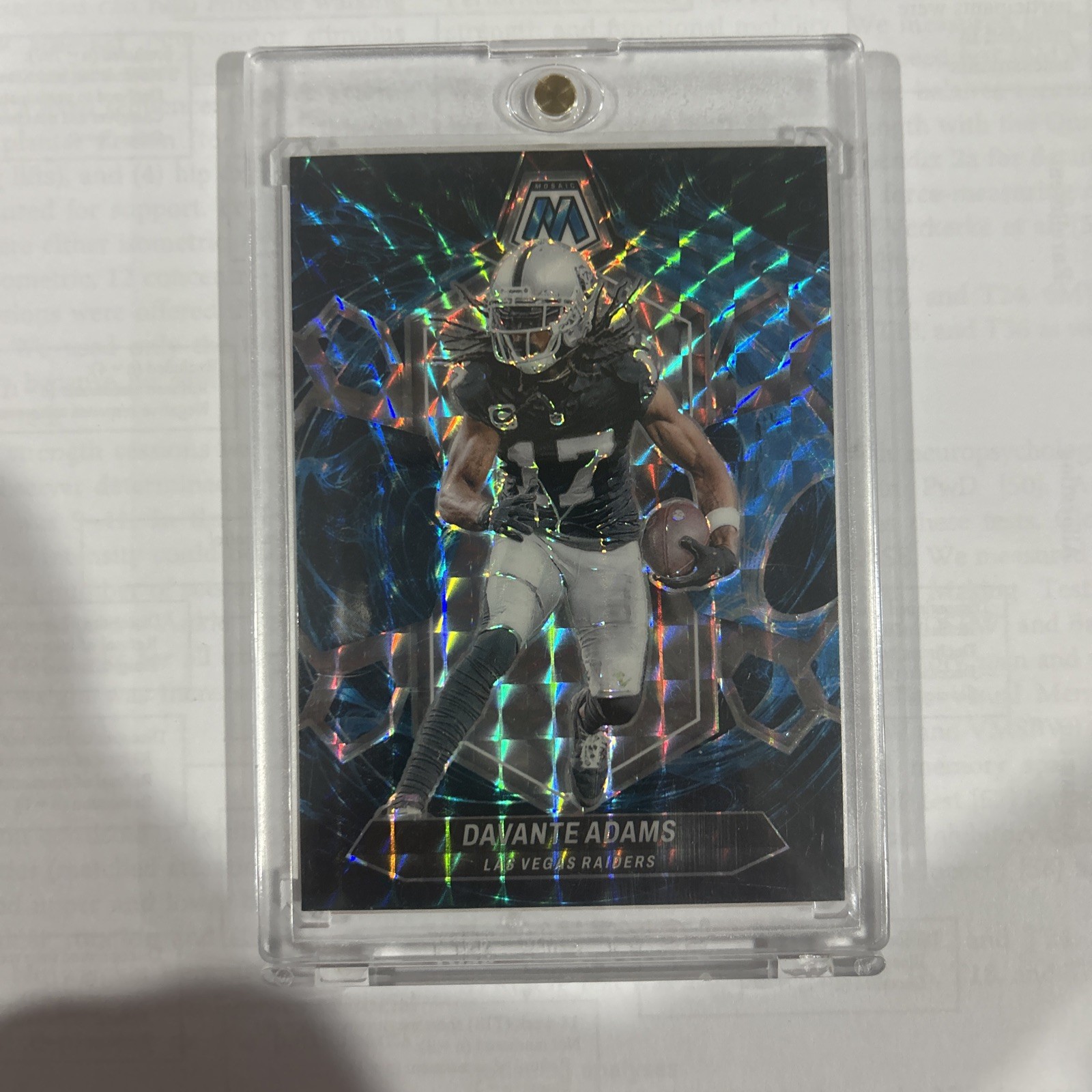 2024 Panini Mosaic - Davante Adams #115 Genesis Mosaic Prizm