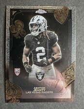 Ashton Jeanty Topps Chrome NFL 2025 Fortune Rookie Card