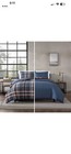 Eddie Bauer King Shasta Lake 100% Microfiber Duvet Set Navy — photo 2