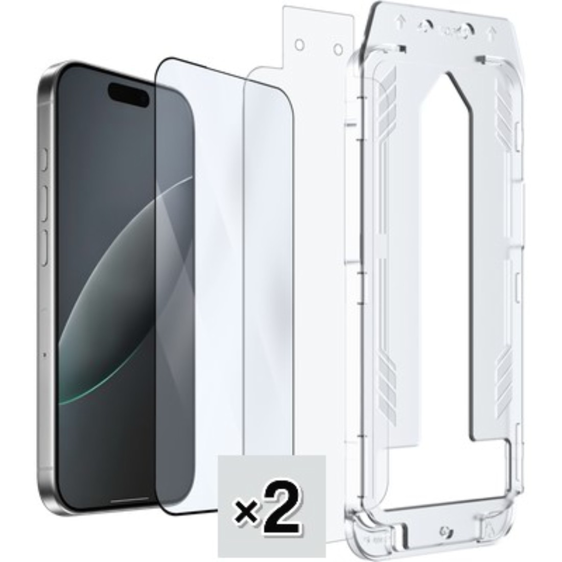 Verre de protection iPhone 17 Pro Max x2 pour éviter les rayures avec poseur automatique