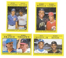1991 Fleer - 4 card Multi player combo cards