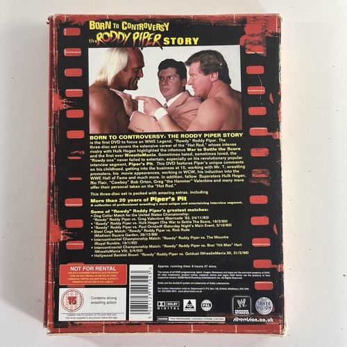 WWE Born To Controversy - The Roddy Piper Story (DVD, 2008) Wrestling Biography - Picture 4 of 11