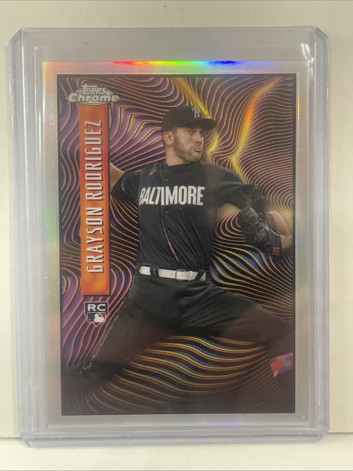 2023 Topps Chrome Update Grayson Rodriguez RC #TCE36 Expose Case Hit SSP 47/50