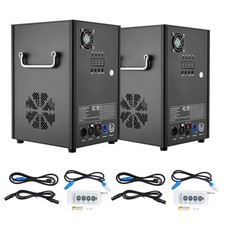 Uimoso 2PCS Cold Spark Machine 700W Stage Effect DMX Firework DJ Event Wedding