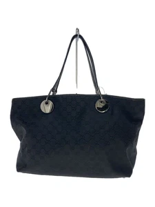 Sac fourre tout GUCCI GG toile noire occasion