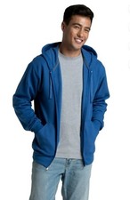 Fruit of the Loom Men's Sz M EverSoft Fleece Full Zip Hoodie Jacket