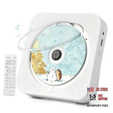 CD Player Portable with Bluetooth 5.1  HiFi Speakers, CD Players for Home