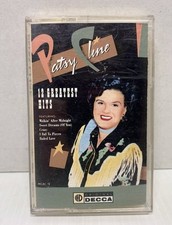 Patsy Cline 12 Greatest Hits Cassette Tape 1988 MCA Records
