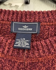 Dockers Red Sweater Size L/G