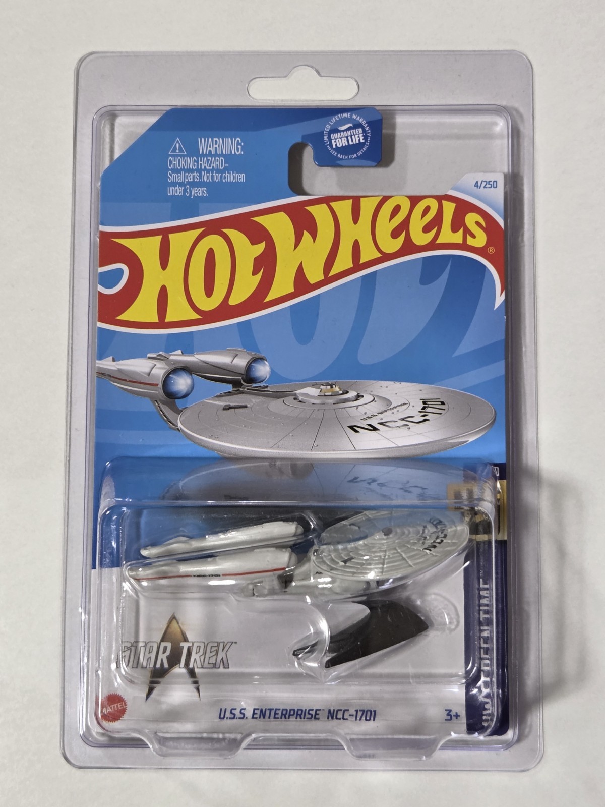 2024 Hot Wheels Star Trek U.S.S. Enterprise NCC-1701 Space Ship HW Screen Time 