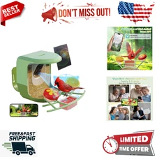 Smart Bird Feeder With Camera - AI Bird Identification - Solar Powered