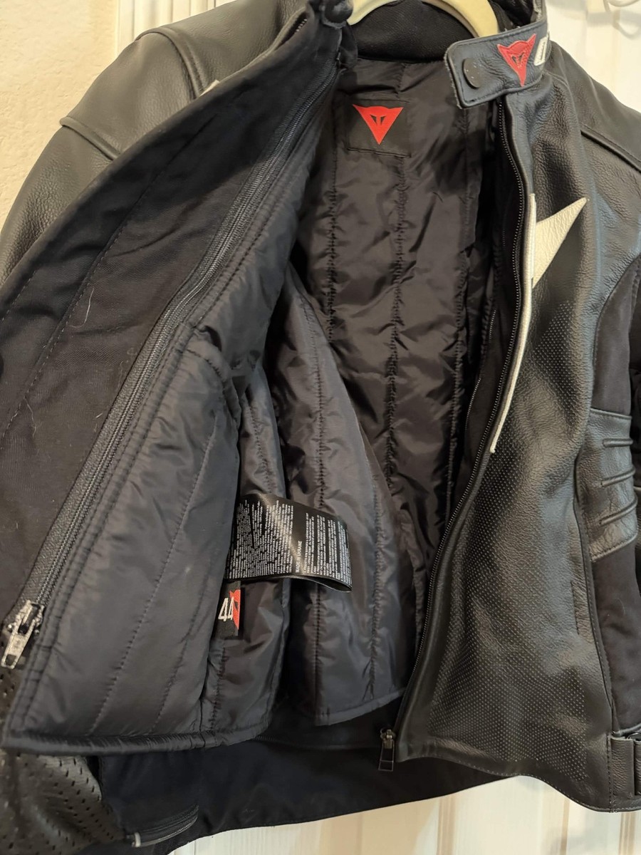 Mens Dainese Leather Laguna Evo P Motorcycle Jacket Size 44 | eBay