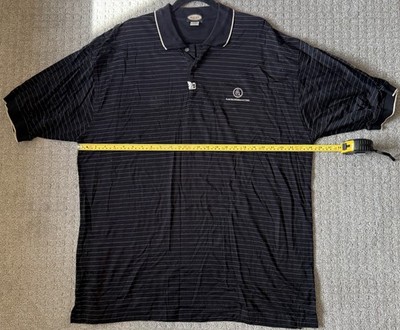 Haley Reserve Golf Polo XL Black Mercerized Egyptian Cotton Rancho Bernardo Inn