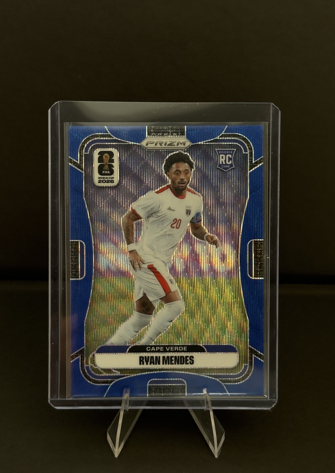 2026 Panini Prizm FIFA World Cup #173 Ryan Mendes Blue Wave Prizms #/55