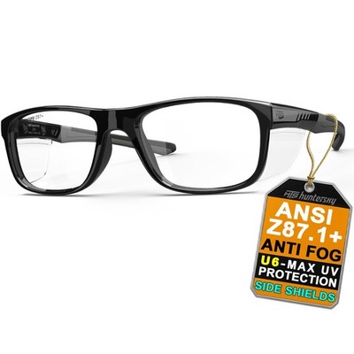 TR90NZZ Safety Glasses Small Size with Side Shields ANSI Z87 Scratch Fog Resi