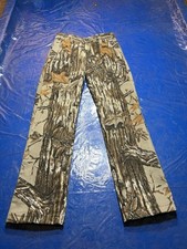 Vintage Realtree Camo Youth Pants 26x27 Hunting Made In USA
