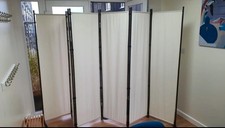 KEORTUN 6-Panel Room Dividers and Folding Privacy Screens 304W x183H cm Office