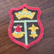 Shield Patch - 2 inches x 2 1/2 inches - Vintage