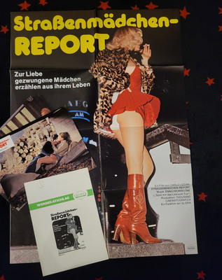 Straßenmädchen-Report - 6 Aushangfotos + Kinoplakat + WR-    Cinzia Mambretti