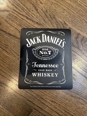 Jack Daniel s Old No. 7 Tennessee Whiskey Mouse Pad Black Bar Man Cave