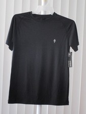 Gold's Gym Tee Shirt Short Sleeve Black Gym-Dri Defect Size Small