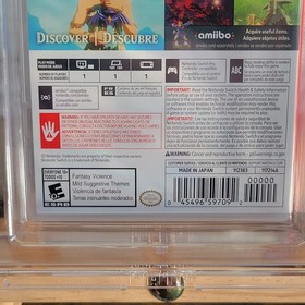 Zelda Tears of the Kingdom Nintendo Switch PSA 10 A++ 1st Print CGC VGA WATA