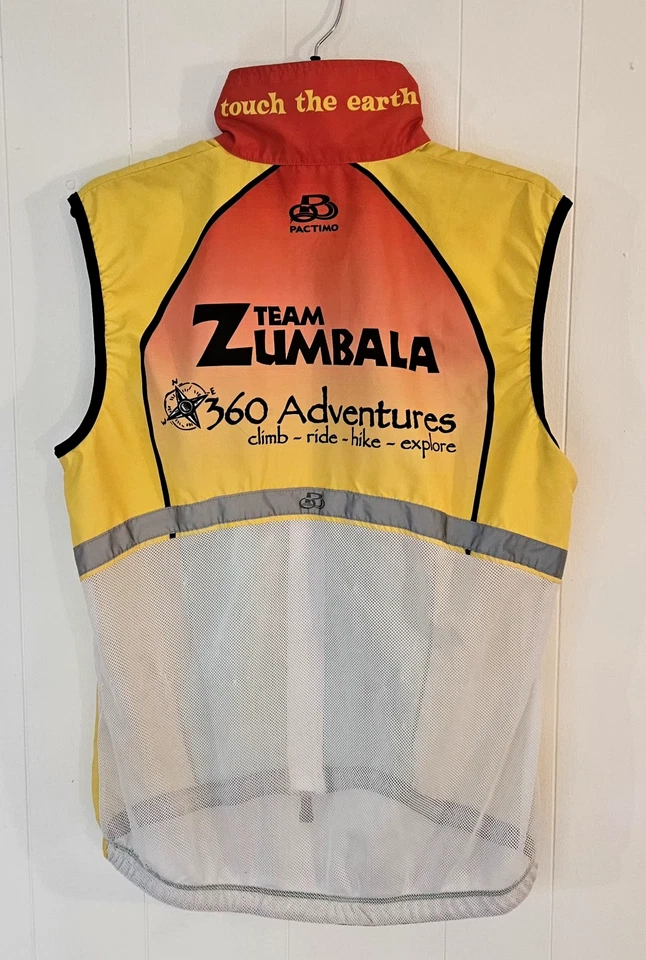 Pactimo Cycling Wind Men's Colorful Vest LARGE - Image 4 of 4