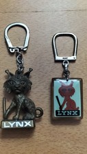 Lot De Deux Porte-clés Lynx Mobile magnifique 