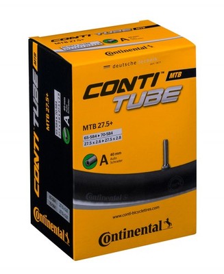 Continental Fahrrad Schlauch MTB AV 40 mm für 27,5 Zoll Plus (65-584/70-584)