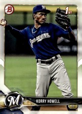 2018 Bowman Draft #BD-61 Korry Howell