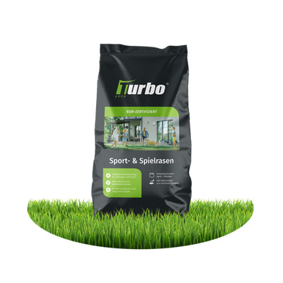 Turbogrün Sport- und Spielrasen | schnellkeimend, robust und sehr belastbar 1 kg
