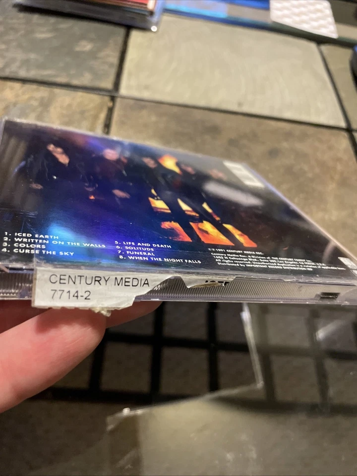 ICED EARTH s/t Self Titled Debut 1991  Century Media  CM 7714-2 Rare Metal Cd - Image 3 of 4