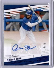 2021 Panini Chronicles #PR-DS Dominic Smith Prestige Autographs Blue #/50