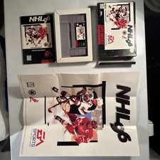 NHL 96 (Super Nintendo SNES, 1995) SNES CIB w/ Poster & Dust Cover