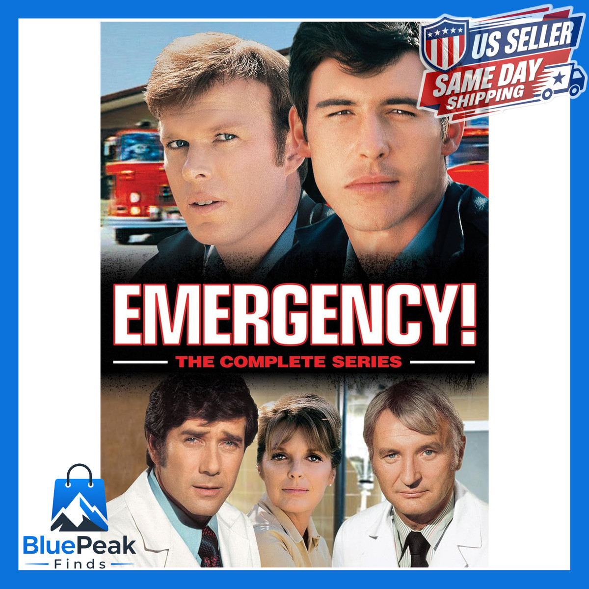 Emergency! The Complete Series | New Randolph Mantooth 32 Discs