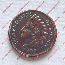 ---1909 S Indian Head Cent Penny Extremely Fine As shown in the figure---