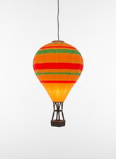 Mini-Lampenschirm Heißluftballon BUNT – 3D-Druck PLA, passend für E10 & Stern A1