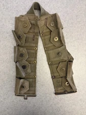 WW2 US GI  M-1 Garand Cartridge belt 10 pocket