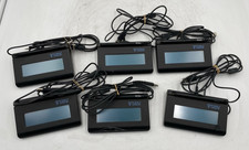 LOT OF 6 Topaz Model T-LBK462-BSB-R Signature Gem 1x5 Signature Capture Pad