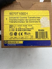 Square D 9070T100D1 Industrial Control Transformer 0.1kVA 220/110V Black Mexico