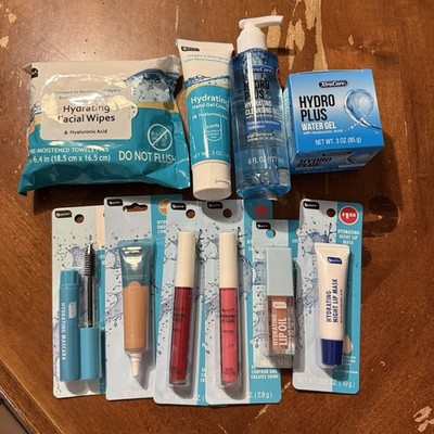 Hydro Boost Hydrating Facial Skincare Wipes Water Gel Mascara Lip Oil Gloss Mask