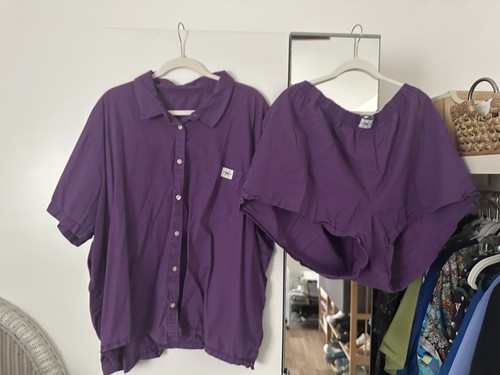 3X Tomboyx Purple Pajama Set