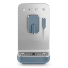 Image of Smeg Bean To Cup Coffee Machine, Matte Storm Blue BCC13SBMUK