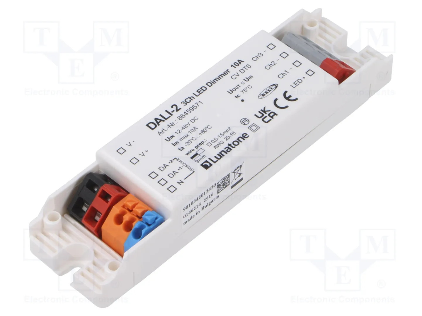 Lunatone DALI-3CH-LED-DIMMER-10A Power supply