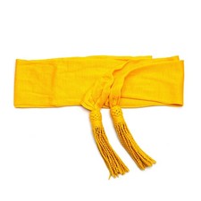 Civil War Cavalry Yellow Officers Uniform Sash - Authentic ACW Reenactment Prop