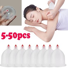 5-50Pcs Disposable Cupping Cups for Massage Vacuum Suction Beauty Spa Tool set