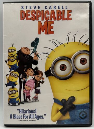 Despicable Me DVD Steve Carell Widescreen Free Shipping 2010