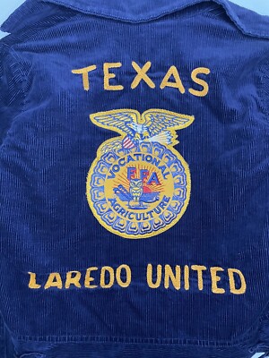vintage FFA corduroy jacket Future Farmers Association